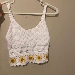Knit crop top